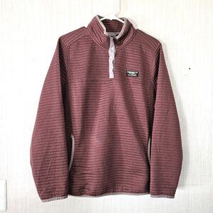 L.L. Bean Women's Airlight Knit Pullover - Dusty Mauve - size L - EUC